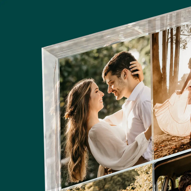 Fotokoláž: 4 Fotky - Akrylový Blok