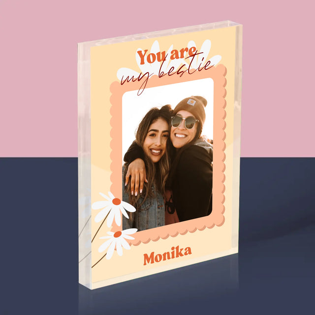 Fotokoláž: Fotky Besties - Akrylový Blok