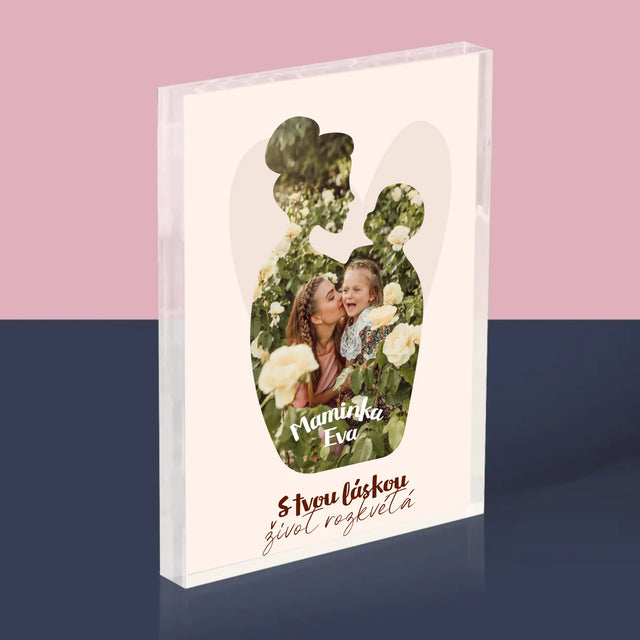 Tvar Z Fotek: Tvoje Láska - Akrylový Blok