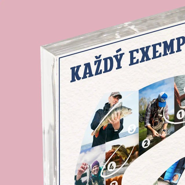 Tvar Z Fotek: Rybářský Exemplář - Akrylový Blok