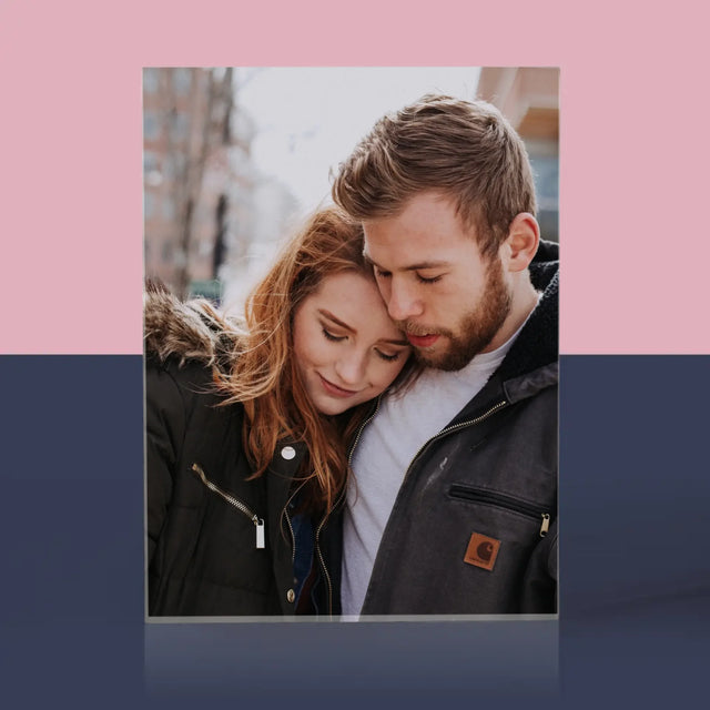 Fotka A Textem: Tvoje Fotka - Akrylový Blok