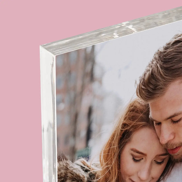 Fotka A Textem: Tvoje Fotka - Akrylový Blok