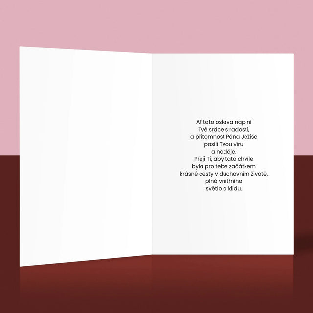 Fotka A Textem: Ke Křtu - Přání