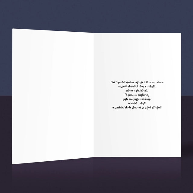 Slovo Z Fotek: 70 Let Z Tvých Fotek - Přání