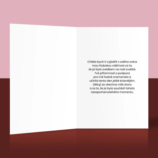 Fotokoláž: Děkovná Koláž Pro Svědka - Přání