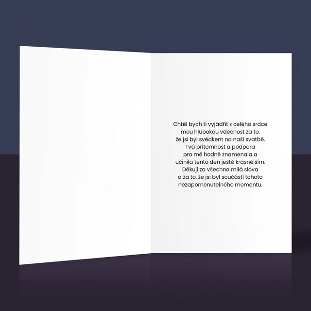 Fotokoláž: Děkovná Koláž Pro Svědka - Přání