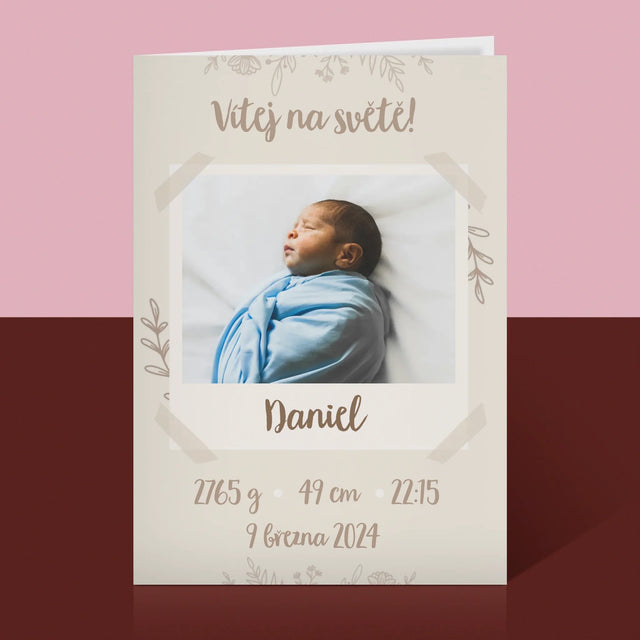 Údaje O Narození Ditěte: Rodný List Větvičky - Přání