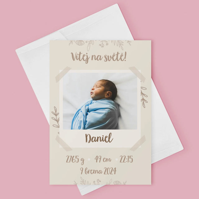 Údaje O Narození Ditěte: Rodný List Větvičky - Přání