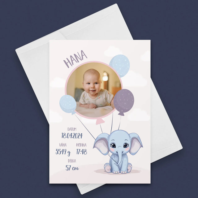 Údaje O Narození Ditěte: Údaje O Narození Slůně - Přání