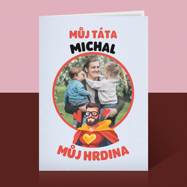 Fotka A Textem: Táta - Můj Hrdina - Přání