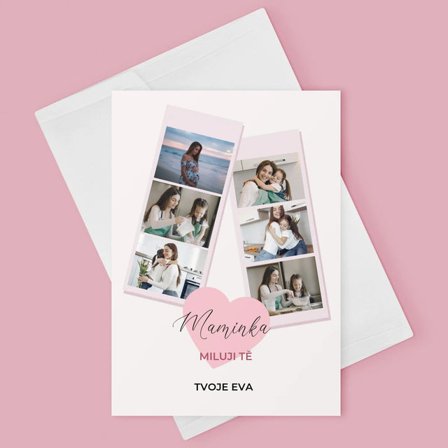 Fotokoláž: Maminka - Přání