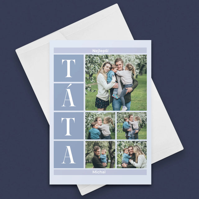 Fotokoláž: Nejlepší Táta Koláž - Přání