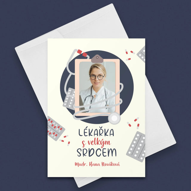 Fotka A Textem: Lékař S Velkým Srdcem - Přání