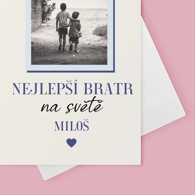 Fotokoláž: Nejlepší Bratr Na Světě - Přání
