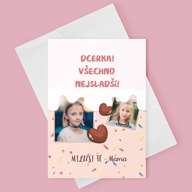 Fotokoláž: Všechno Nejsladší - Přání