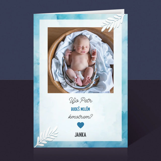Fotokoláž: Žádost Být Kmotrem - Přání