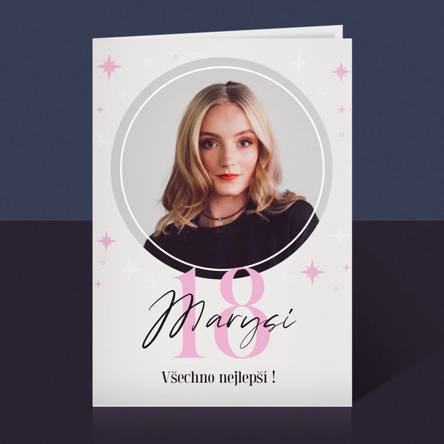 Fotka A Textem: 18 Hvězdiček - Přání