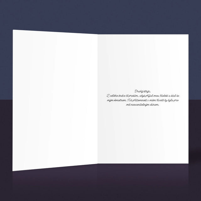 Fotokoláž: Žádost Být Kmotrem - Přání