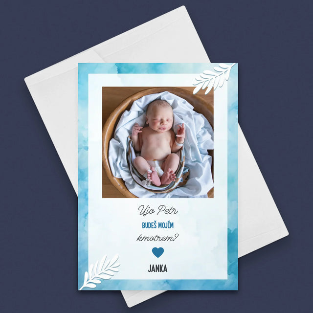 Fotokoláž: Žádost Být Kmotrem - Přání