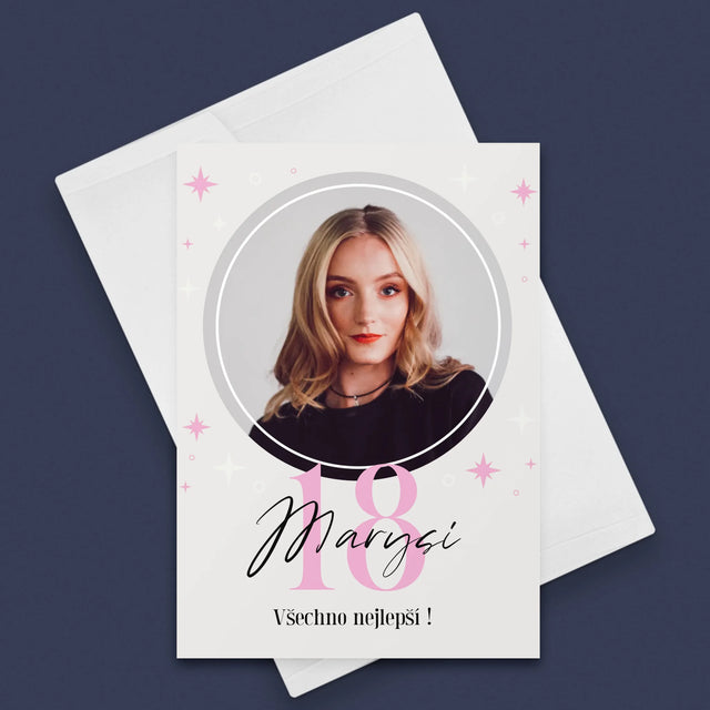 Fotka A Textem: 18 Hvězdiček - Přání