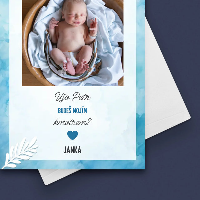 Fotokoláž: Žádost Být Kmotrem - Přání