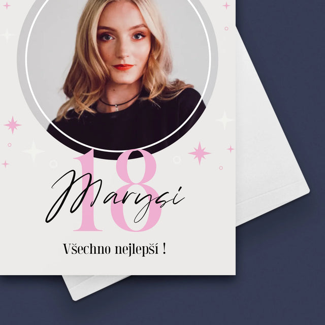 Fotka A Textem: 18 Hvězdiček - Přání