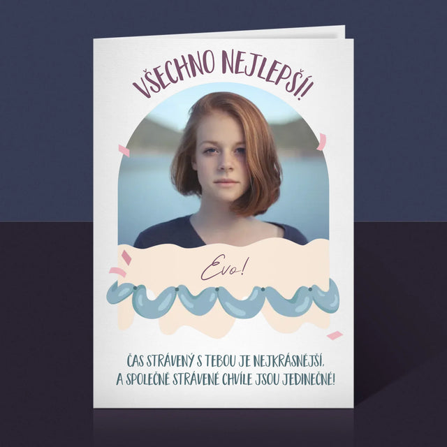 Fotka A Textem: Narozeniny - Přání