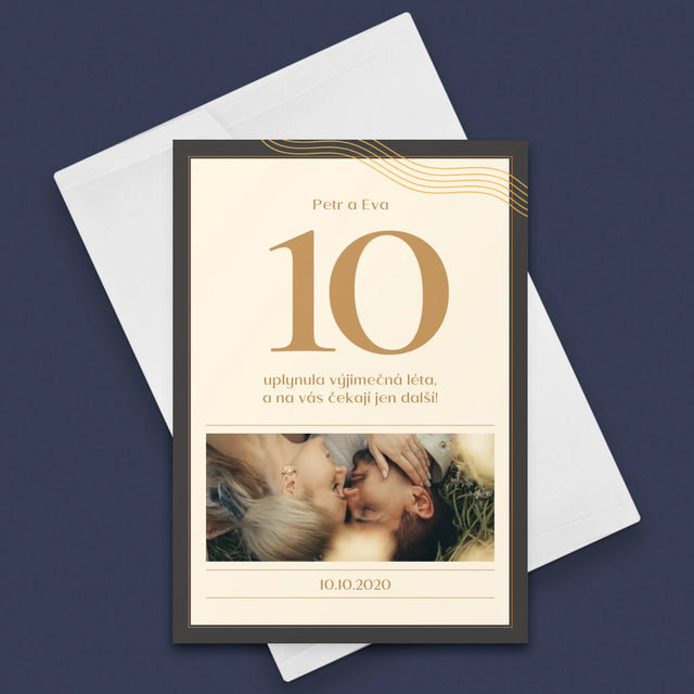 Fotka A Textem: 10. Výročí - Přání