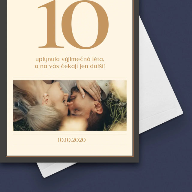 Fotka A Textem: 10. Výročí - Přání