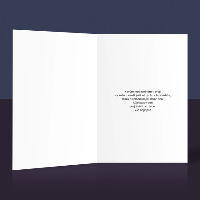 Fotokoláž: Narozeniny - Přání