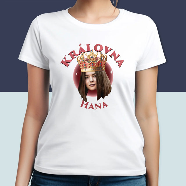 Fotka A Textem: Královna - Damské Tričko