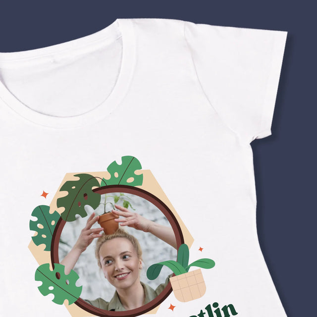 Fotka A Textem: Milovnice Rostlin - Damské Tričko