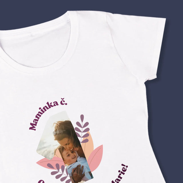Fotka A Textem: Maminka Č. 1 - Damské Tričko