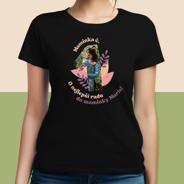 Fotka A Textem: Maminka Č. 1 - Damské Tričko