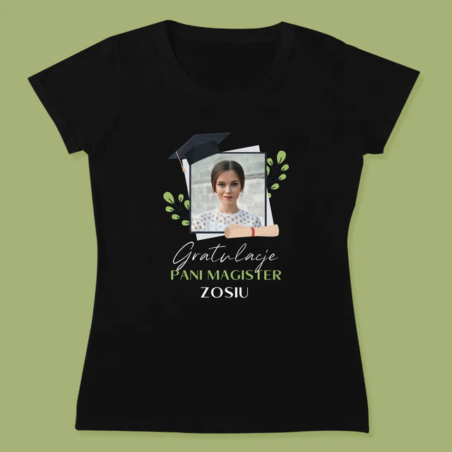 Fotka A Textem: Gratulujeme Paní Magisterko - Damské Tričko