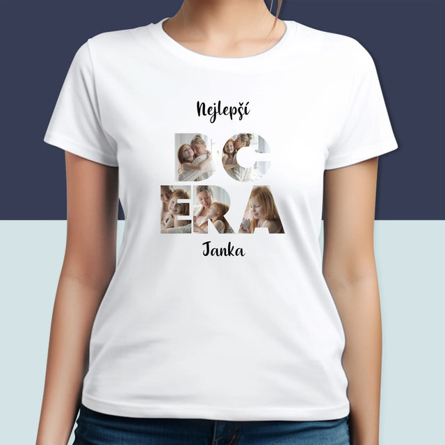 Slovo Z Fotek: Dcera Z Tvých Fotek - Damské Tričko