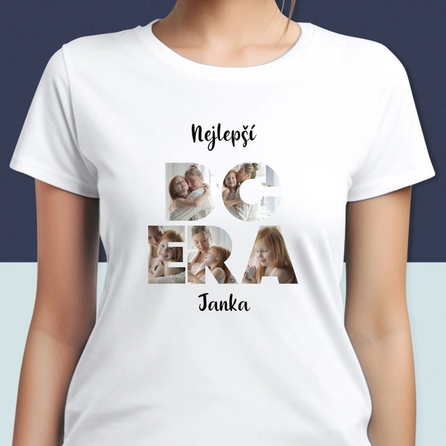 Slovo Z Fotek: Dcera Z Tvých Fotek - Damské Tričko