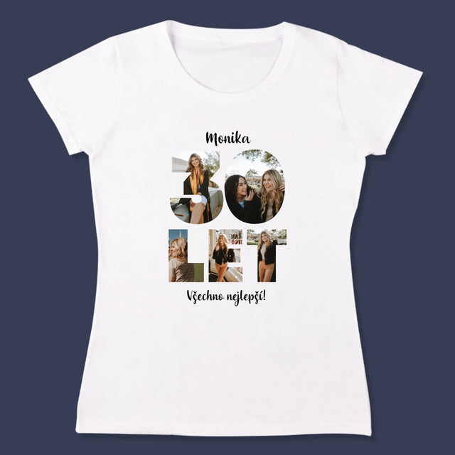 Slovo Z Fotek: 30 Let Z Tvých Fotek - Damské Tričko