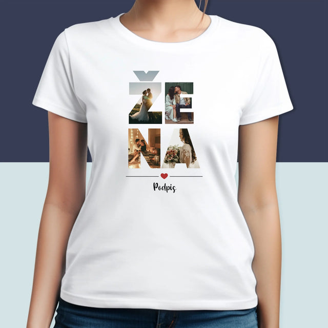 Slovo Z Fotek: Žena Z Vašich Fotek - Damské Tričko