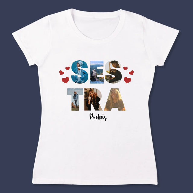 Slovo Z Fotek: Sestra Z Tvých Fotek - Damské Tričko