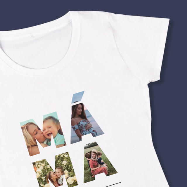 Slovo Z Fotek: Máma Z Fotek - Damské Tričko