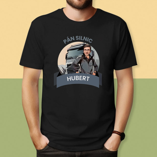 Tvoje Postava: Pán Silnic - Pánské Tričko