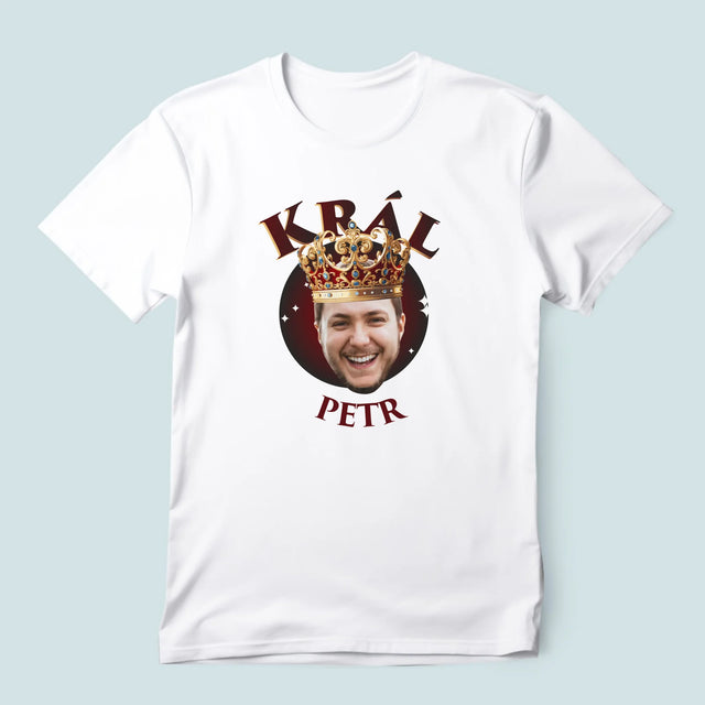 Fotka A Textem: Král Fotka - Pánské Tričko