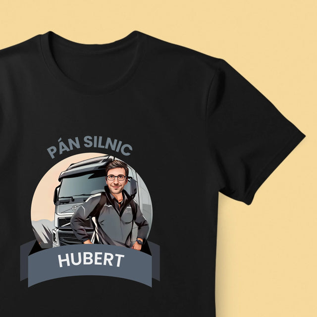Tvoje Postava: Pán Silnic - Pánské Tričko
