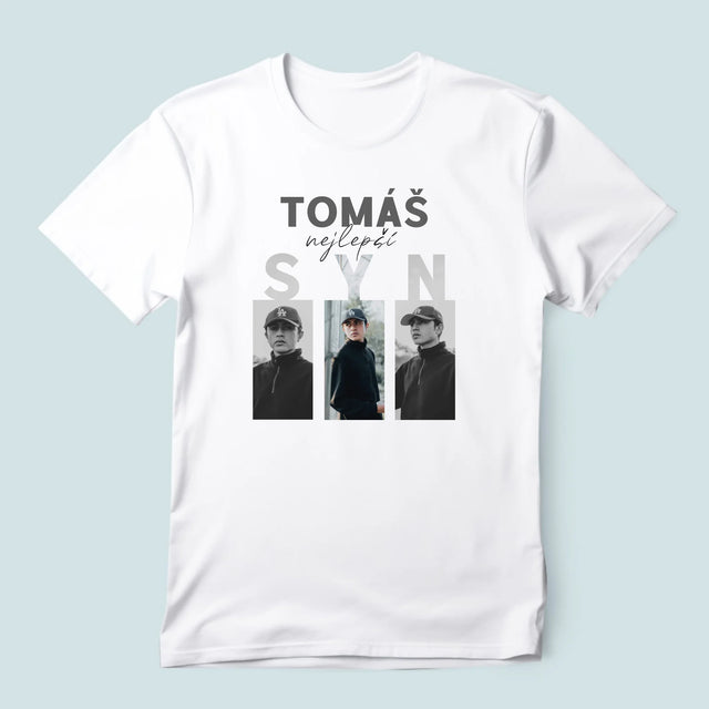 Fotokoláž: Nejlepší Syn - Pánské Tričko