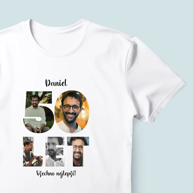 Slovo Z Fotek: 50 Let Z Tvých Fotek - Pánské Tričko