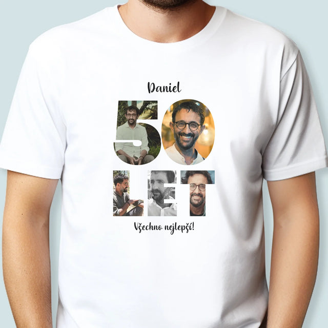 Slovo Z Fotek: 50 Let Z Tvých Fotek - Pánské Tričko