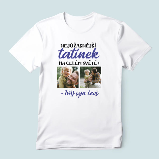 Fotokoláž: Tatínek - Pánské Tričko