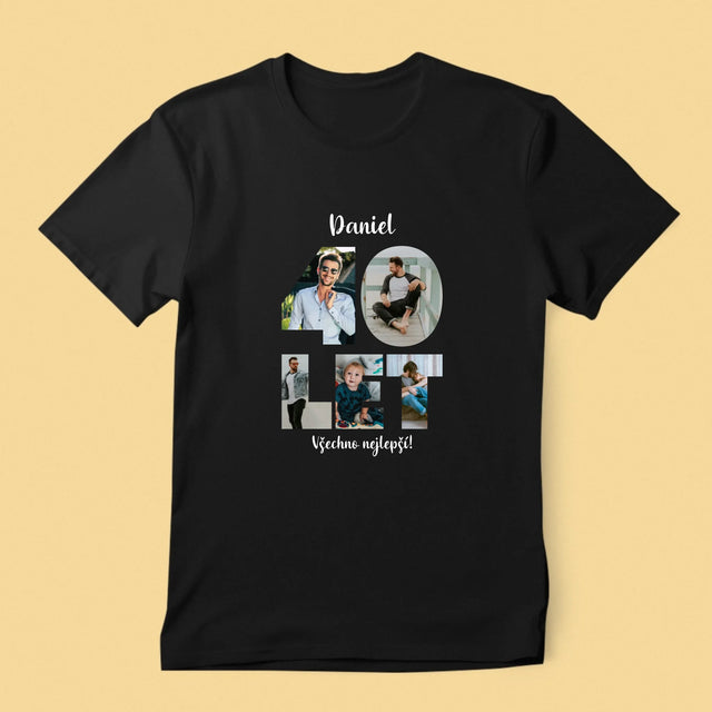 Slovo Z Fotek: 40 Let Z Tvých Fotek - Pánské Tričko