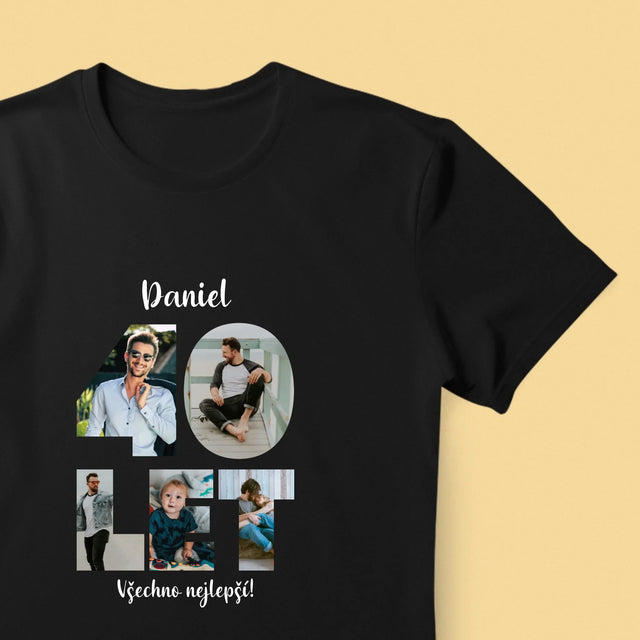 Slovo Z Fotek: 40 Let Z Tvých Fotek - Pánské Tričko